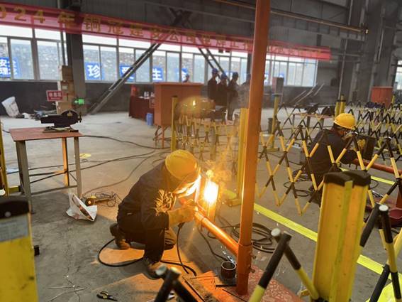 公司舉辦電焊工、電工技術(shù)比武